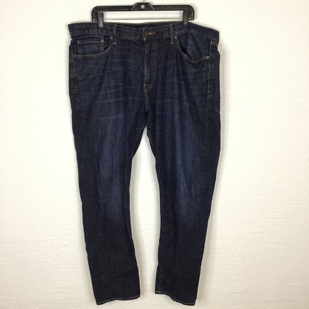 Lucky Brand Jeans Men Size 40/32 Denim Dark Blue Candian Athletic Slim